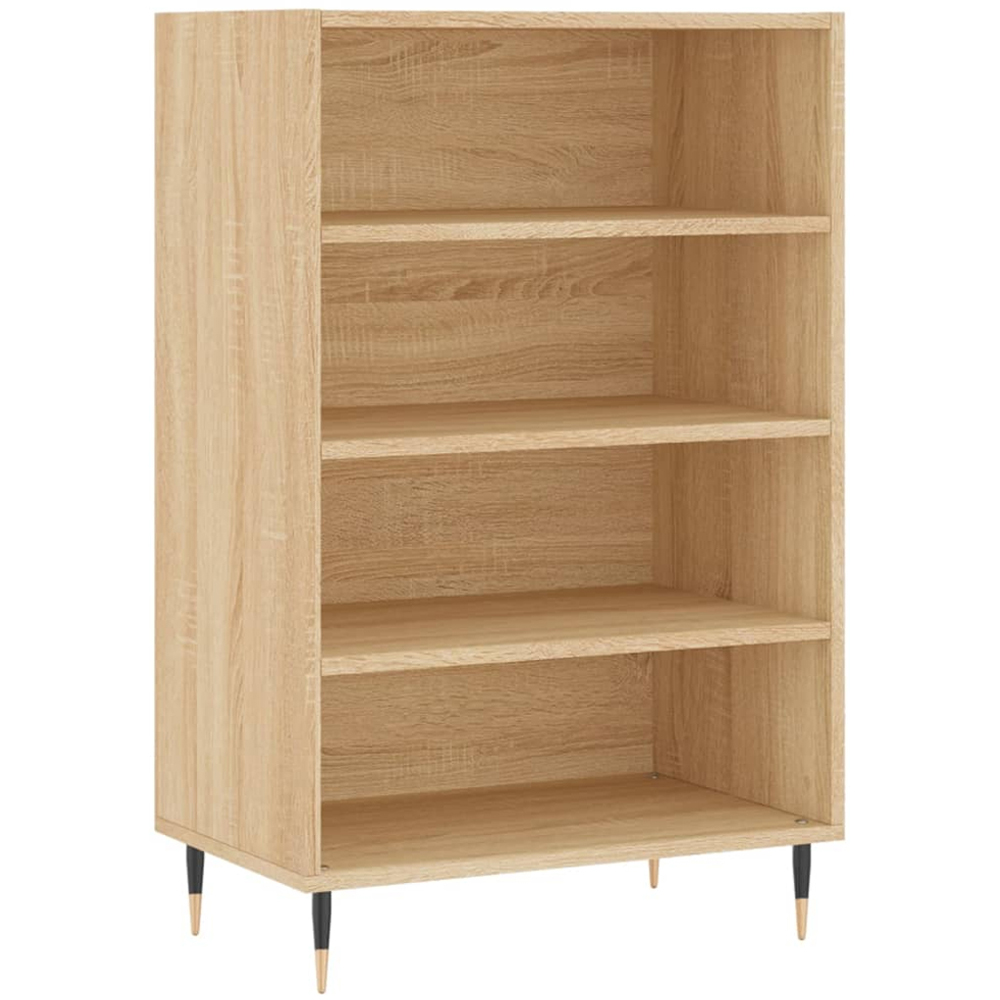 vidaXL 4 Shelf Sonoma Oak Highboard Image 2