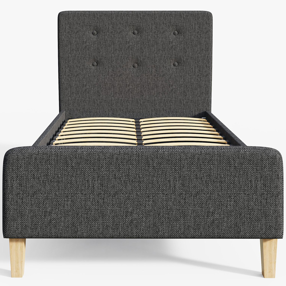 Ashbourne Bed Frame 90cm Grey Image 4