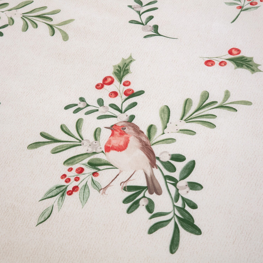Winter Robins Duvet Set White King Image 5