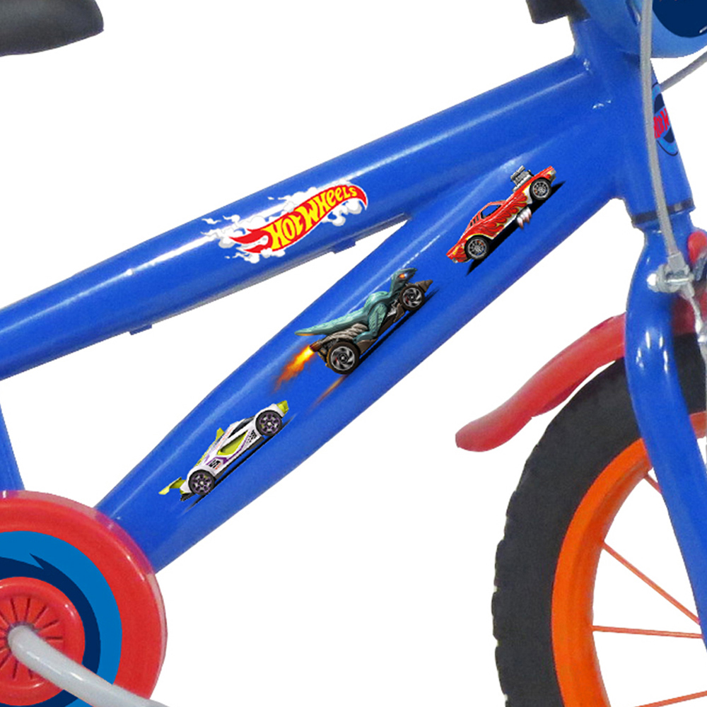 Denver Mattel Hot Wheels 14 inch Kids Bicycle with Stabilisers Image 3