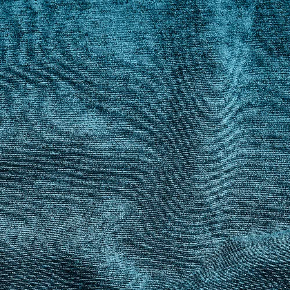 Alan Symonds Teal Chenille Blackout Pencil Pleat Curtains 168cm x 137cm Image 5