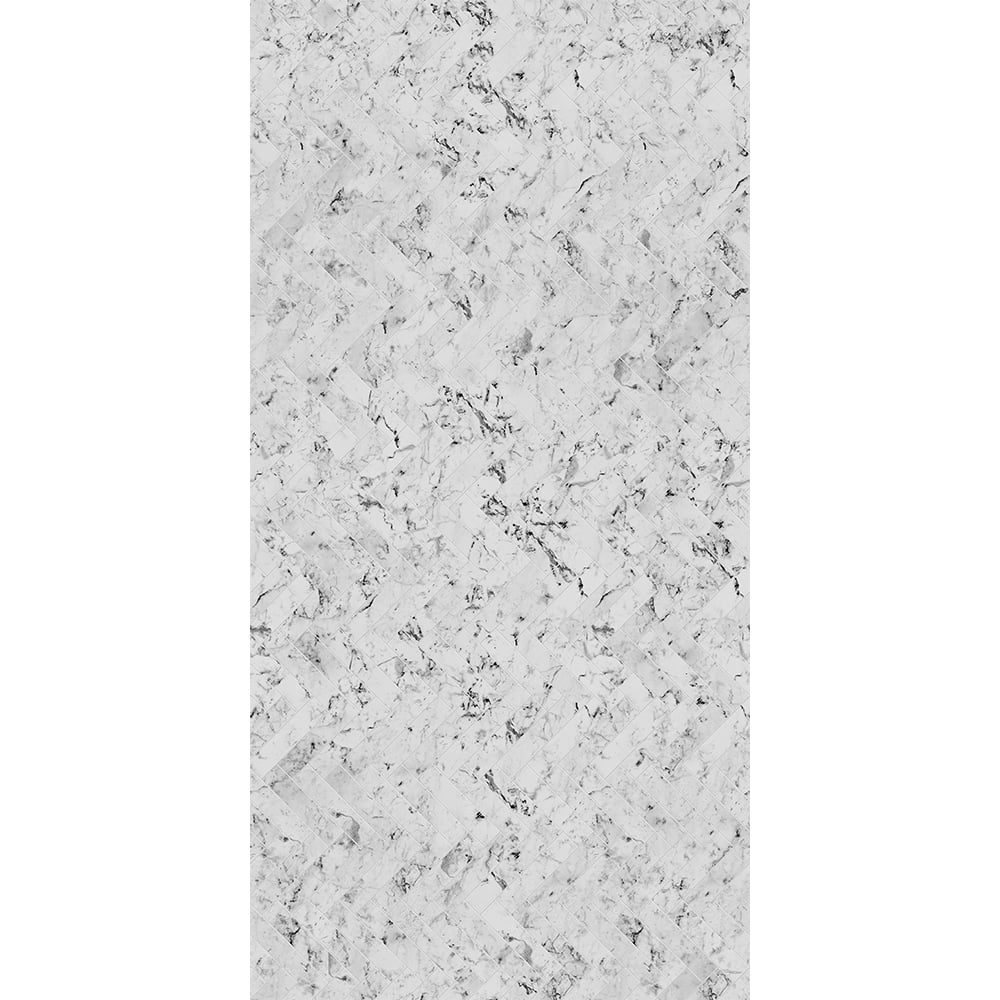 Wetwall Alloy Carrara Marble Herringbone Shower Wall Panel 900mm Image 2