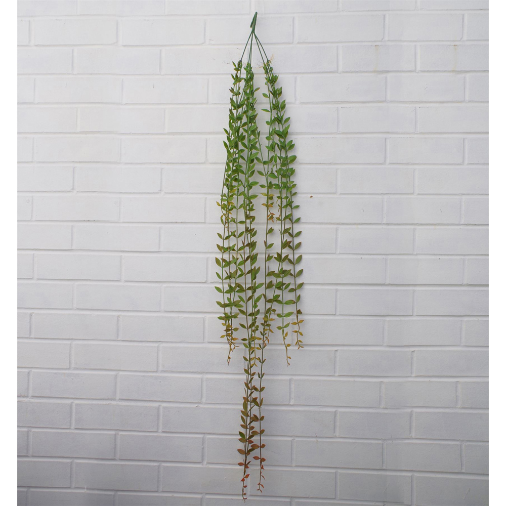 Leaf String of Pearls Hanging Artificial Plant 4ft 12 Pack Image 2