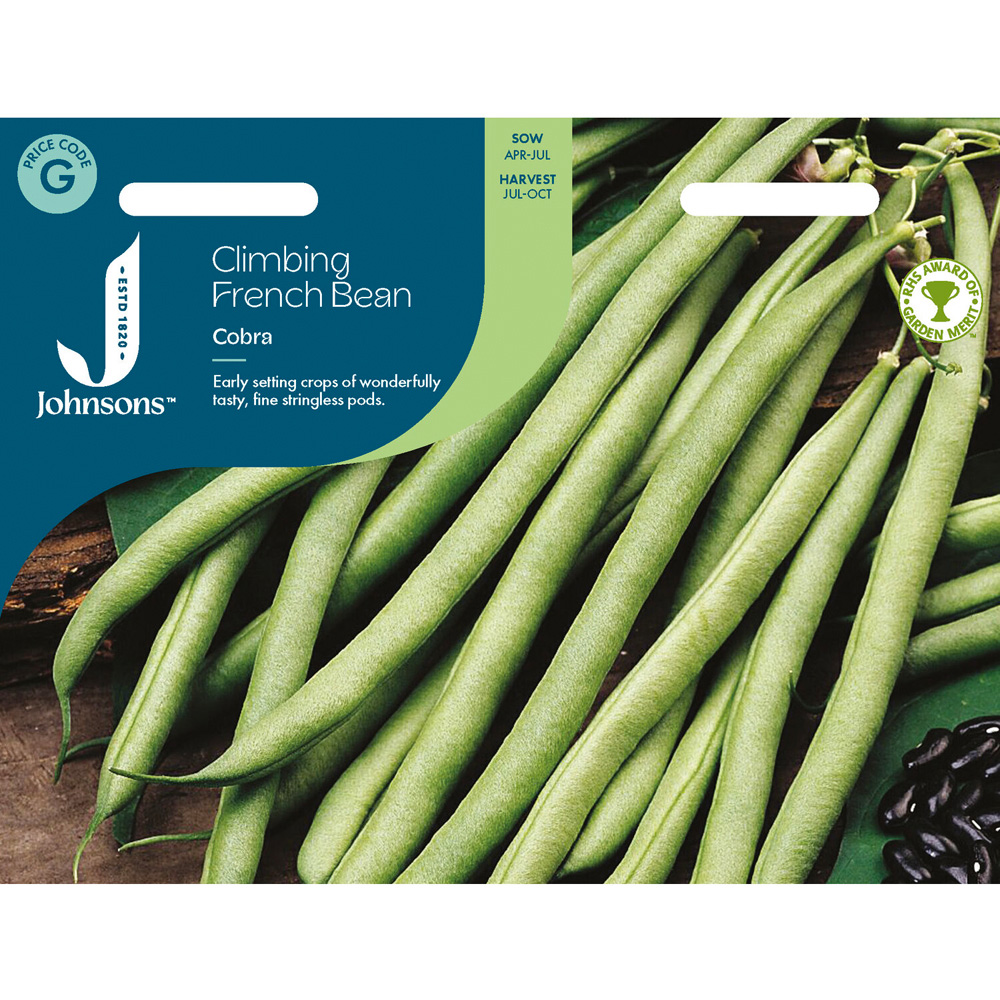 Cobra Climbing French Bean Vegetable Seeds Image 1