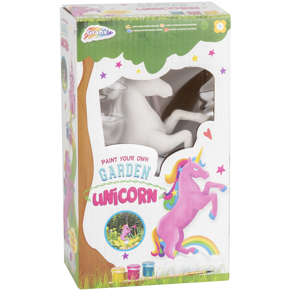 Grafix Paint Your Own Garden Unicorn Kit Image 1