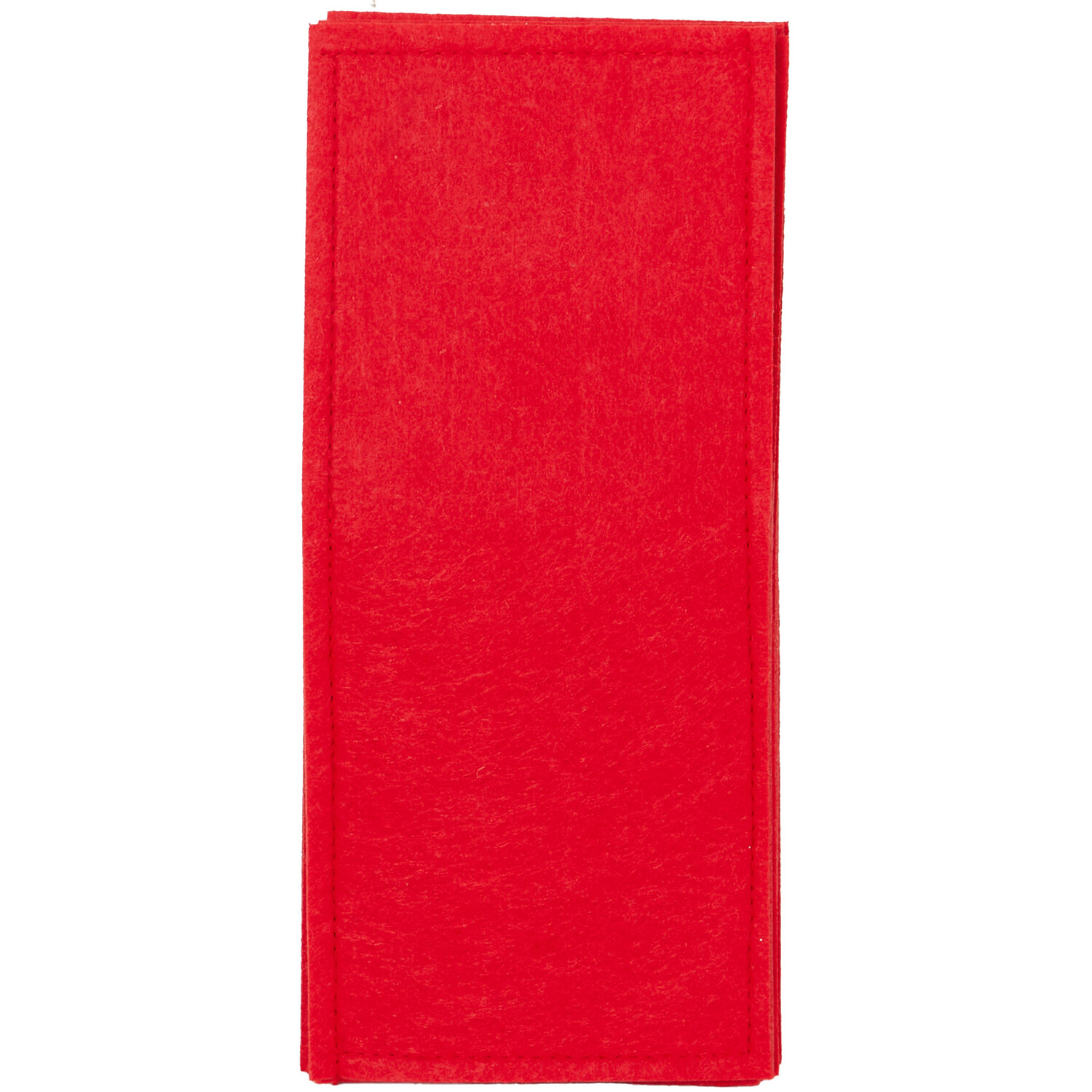 4 Piece Christmas Felt Cutlery Holder - Red Image 3