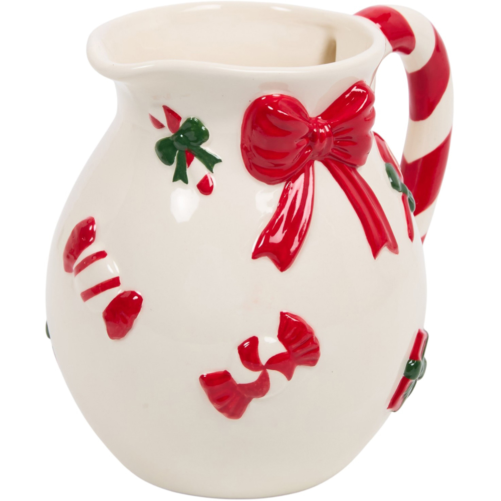 Candy Cane Bow Jug Image 4