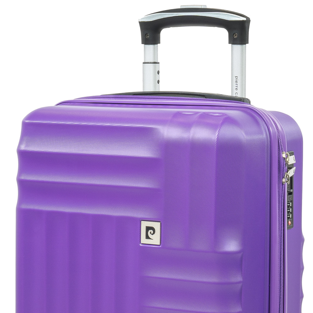 Pierre Cardin Small Purple Trolley Suitcase Image 2