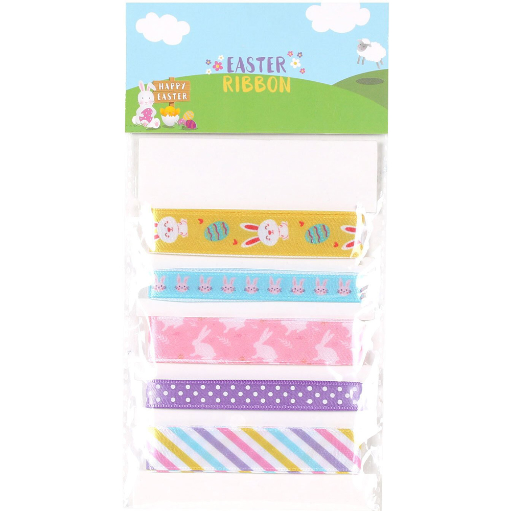 Pack of Five Easter Ribbons Image