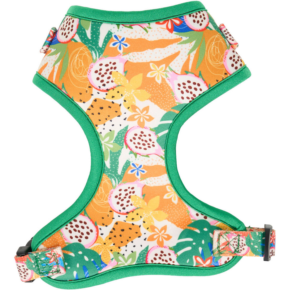 Jungle Fruits Dog Harness Green Image 1
