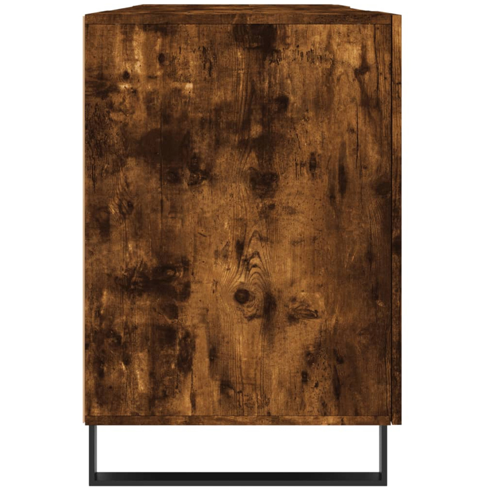 vidaXL 2 Door Modern Desk Smoked Oak Image 8