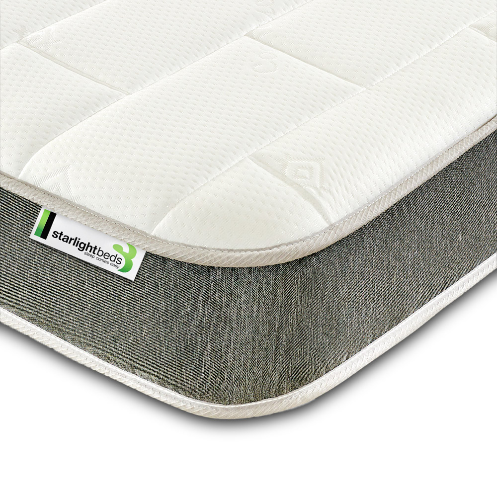 Starlight Beds Deep Shorty Grey Big Brick Memory Foam and Spring Mattress Image 3