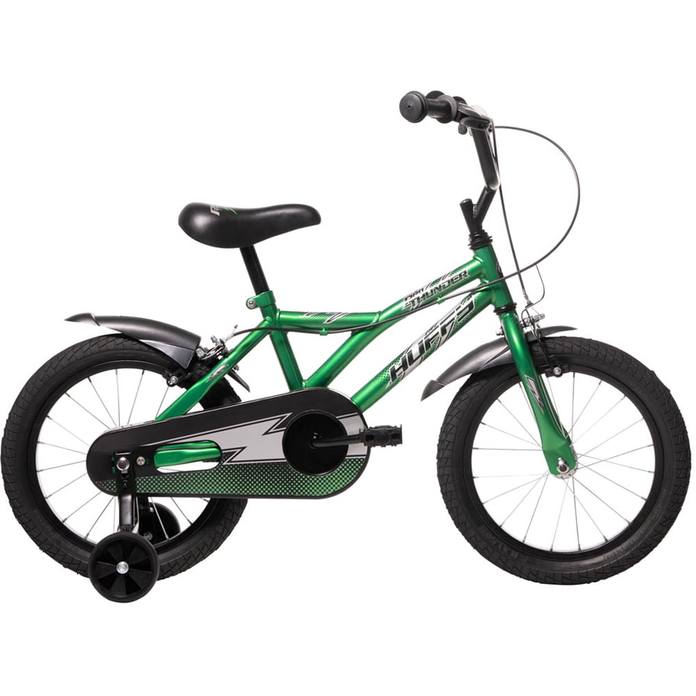 Huffy Pro Thunder 21104W Green 16 inch Kids Bike Image 2