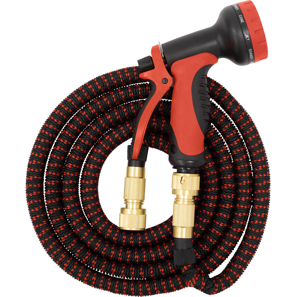 wilko 30m Expandable Garden Hose Pipe with Spray Gun Wilko