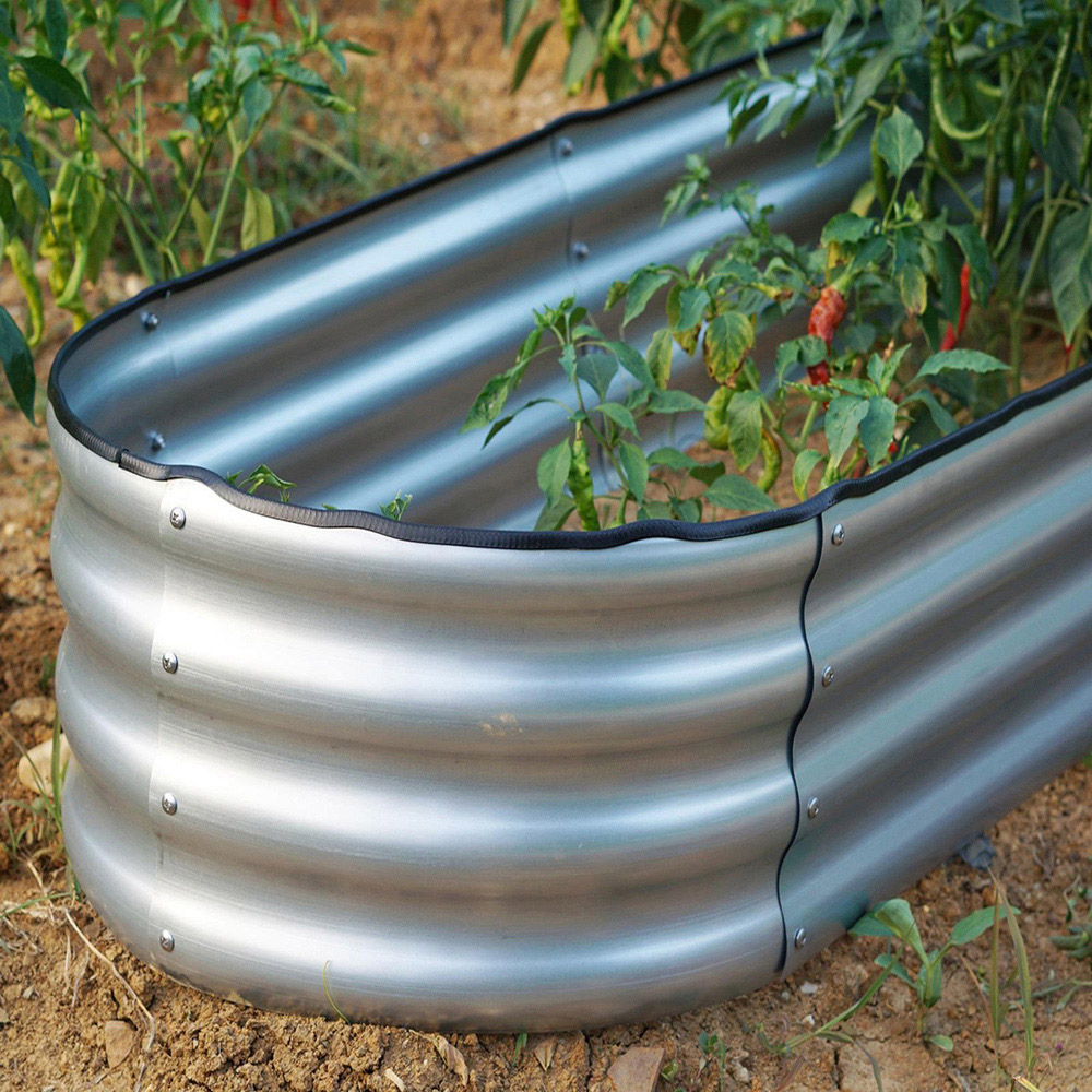 Gr8 Garden Galvanised Steel Raised Bed Planter Image 8