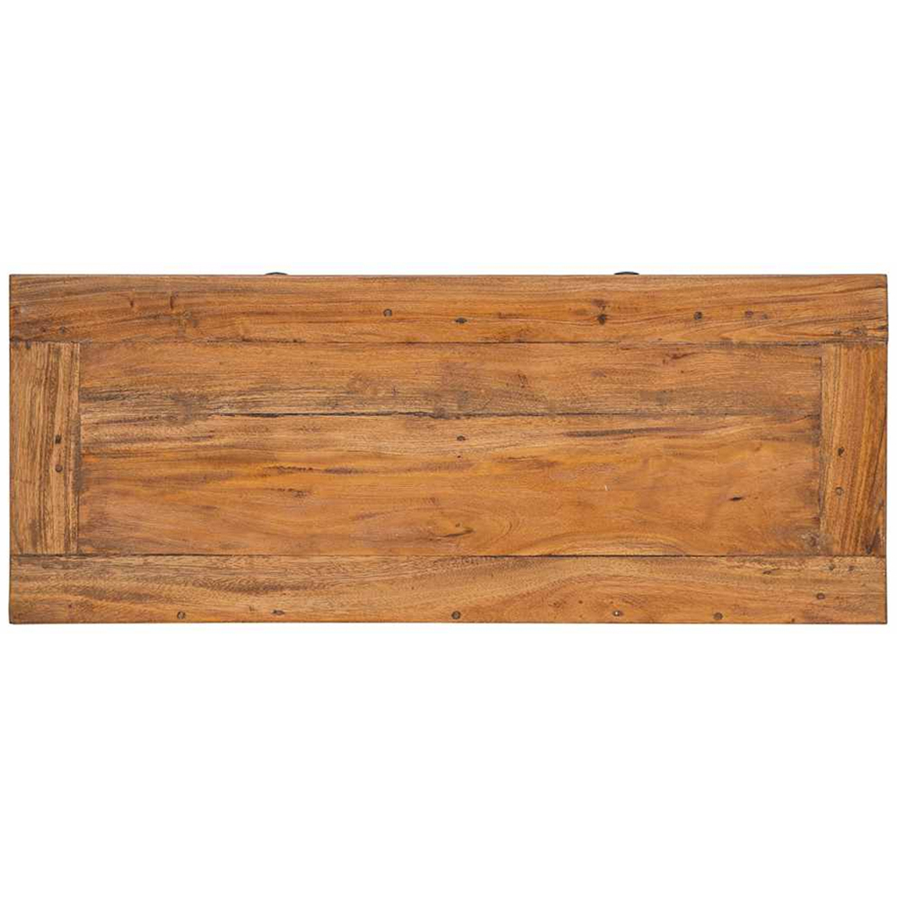 vidaXL 2 Door 2 Drawer Brown Mahogany Wood Sideboard Image 8