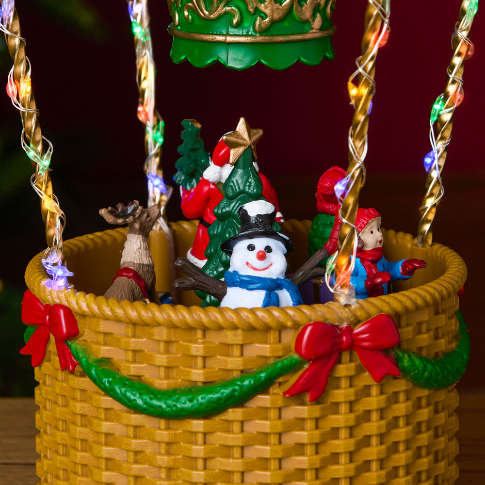 LED Spinning Hot Air Balloon Model Image 3