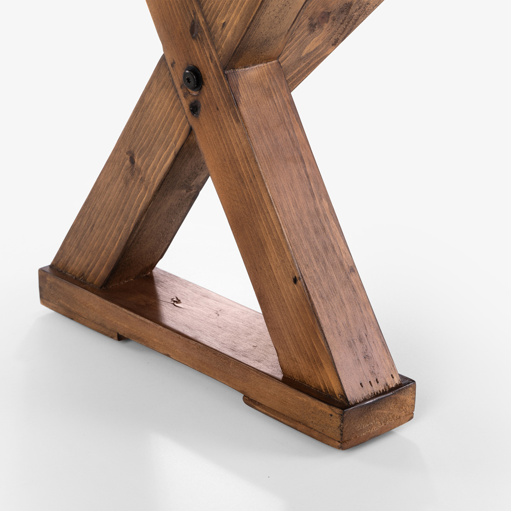 Julian Bowen Chatsworth 3 Seater Wooden Dining Bench Image 4