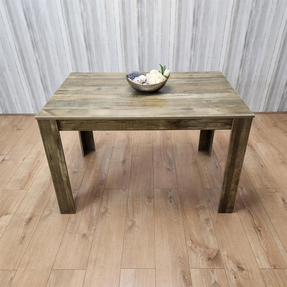 Kosy Koala 4 Seater Brown Wooden Dining Table Image 2