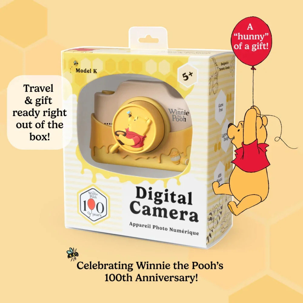 Kiimento Winnie the Pooh Kids Digital Camera and Video Camcorder with Touchscreen Image 3