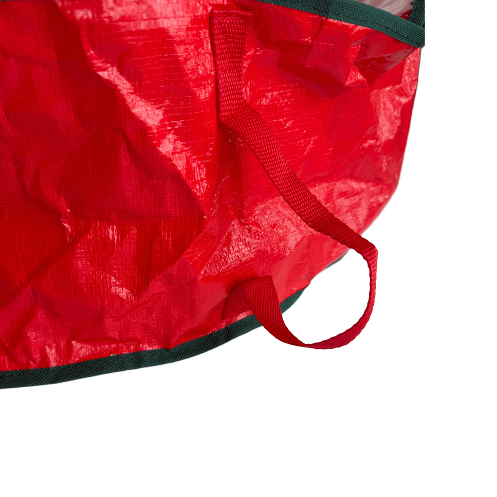 Christmas Wreath or Garland Storage Bag Red Image 4