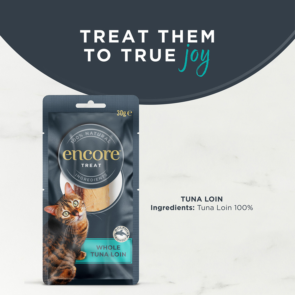 Encore Natural Wet Cat Treat Whole Tuna Loin Image 2