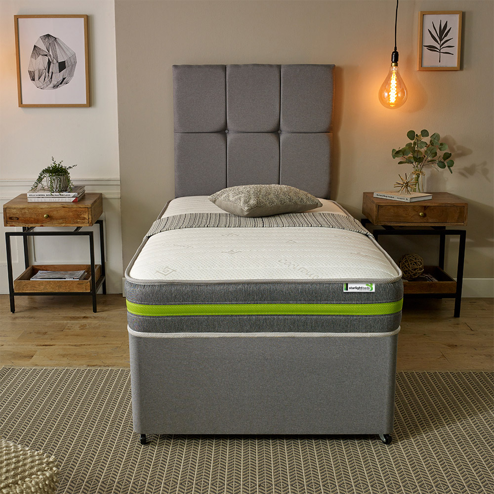 Starlight Beds Deep Small Single Eco Memory Foam and Open Coil Spring Mattress Image 4