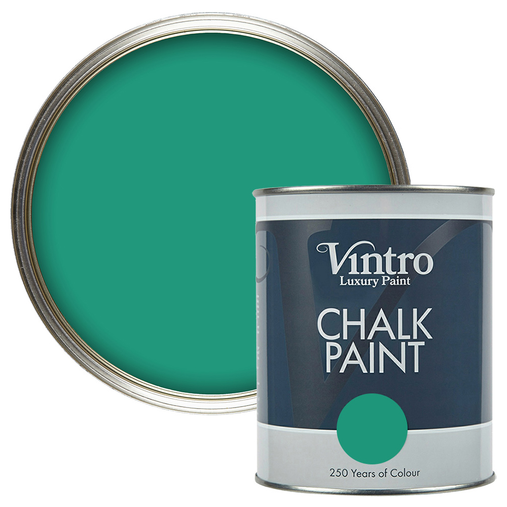 Vintro Paint Esmeralde Matt Finish Chalk Paint 1L Image 1