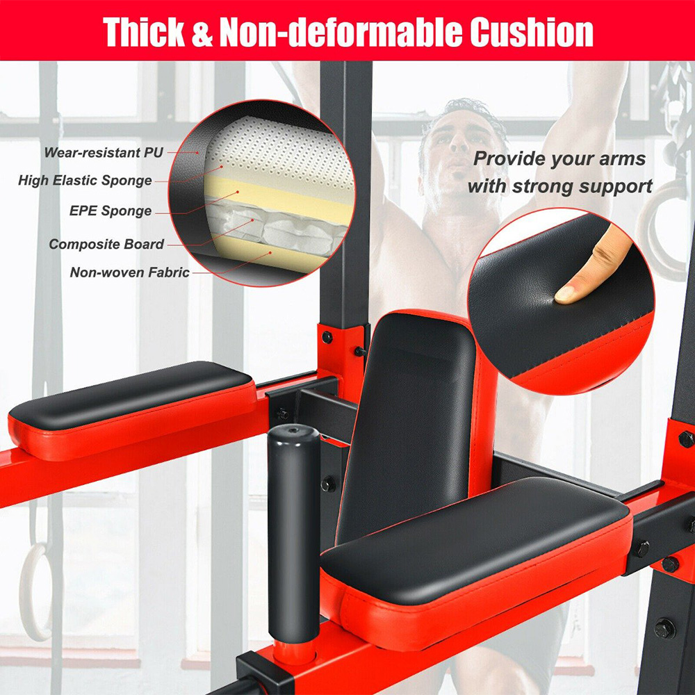 Costway Full Body Multi Function Power Tower Dip Station Image 8