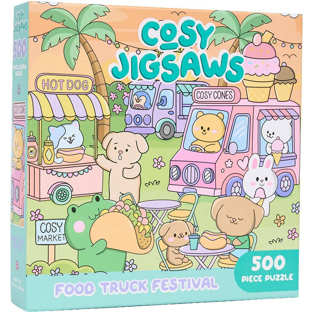 Cosy Jigsaws Food Truck Festival 500 Piece Jigsaw Puzzle Image 2