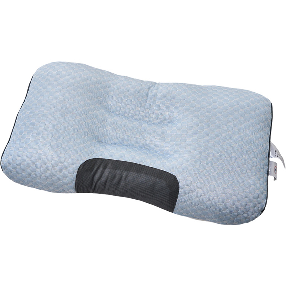Living and Home Blue Zoned Ergonomic Supportive Pillow Insert 74 x 48cm 2 Pack Image 1