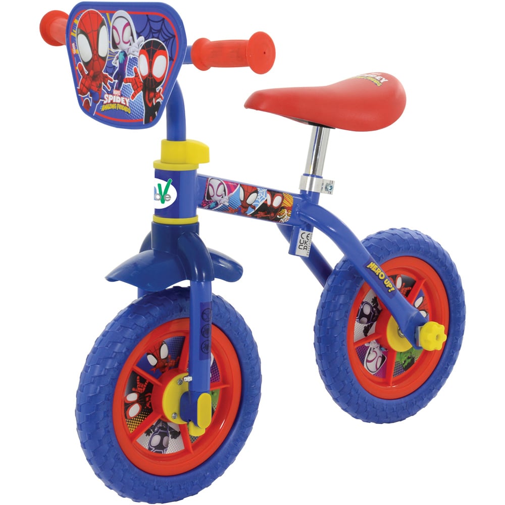 MoVe Spidey and His Amazing Friends 2 in 1 10 inch Training Bike Image 2