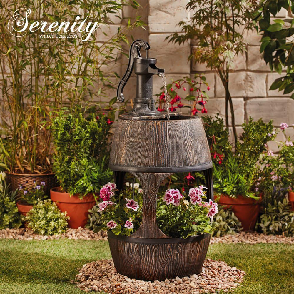 Garden Gear Barrel Fountain Planter Image 2