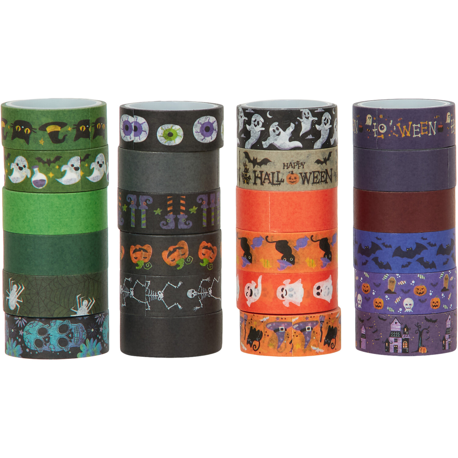 Pack of 24 Haunted Hallows Halloween Washi Tape Image 2
