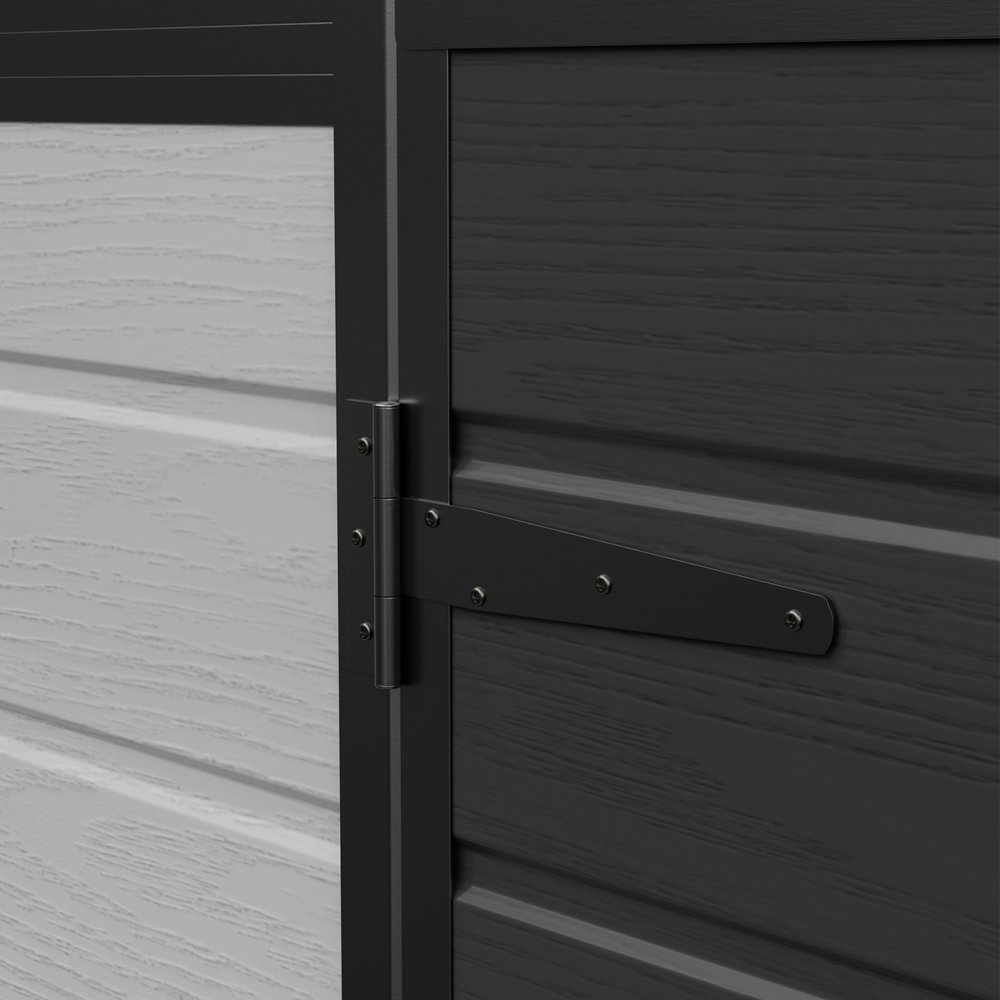 Living and Home 5 x 3ft Pent Garden Storage Shed with Window Image 5