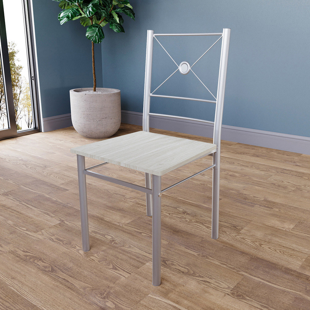 Vida Designs Roslyn 4 Seater Dining Set Oak Image 7