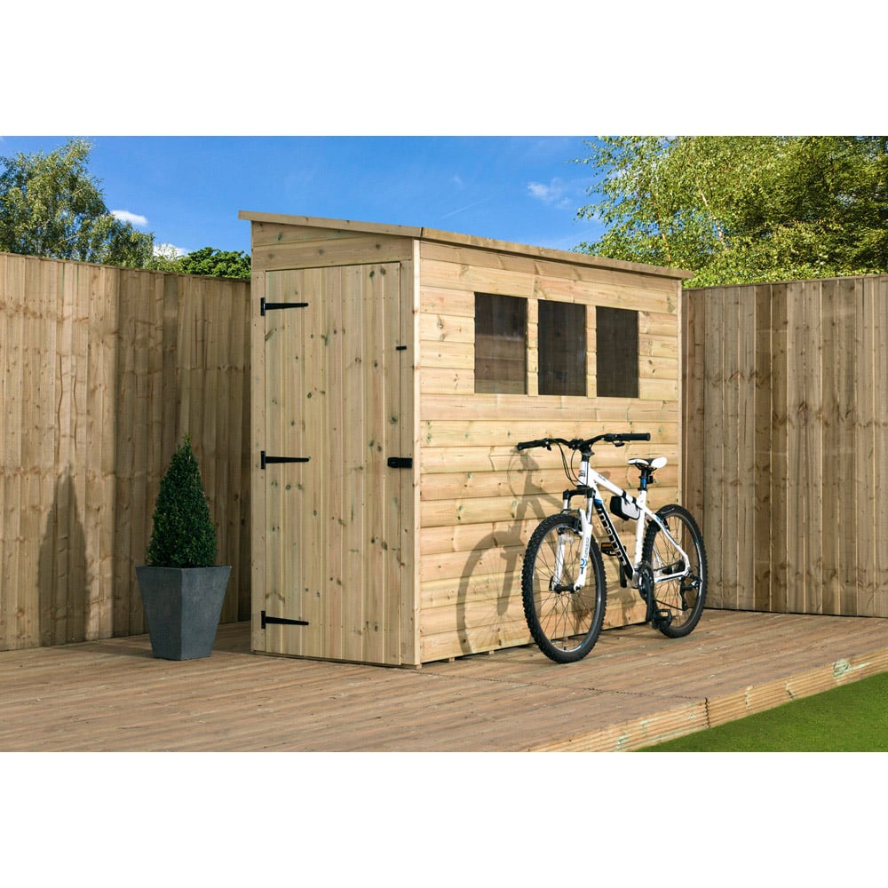Empire Sheds 2800 8 x 3ft Tongue and Groove Wooden Pent Garden Shed Image 3