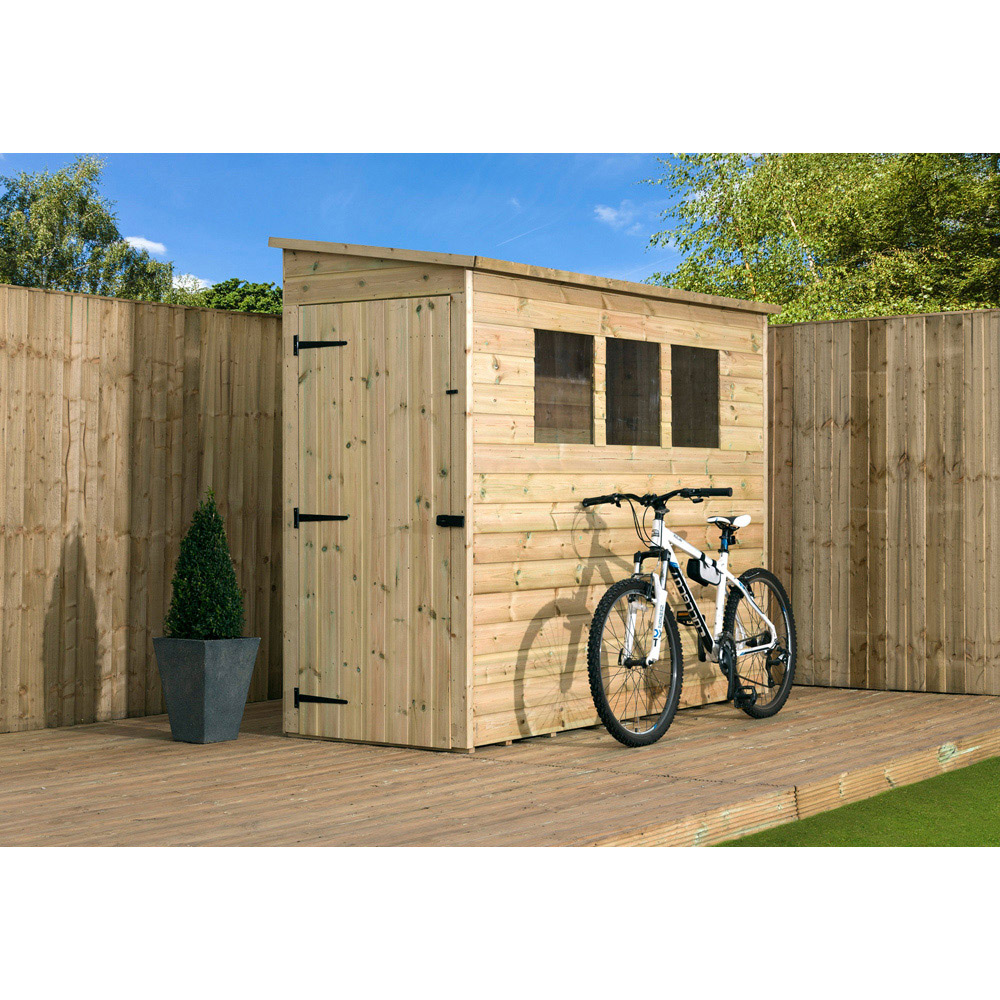 Empire Sheds 2800 6 x 3ft Tongue and Groove Wooden Pent Garden Shed Image 3