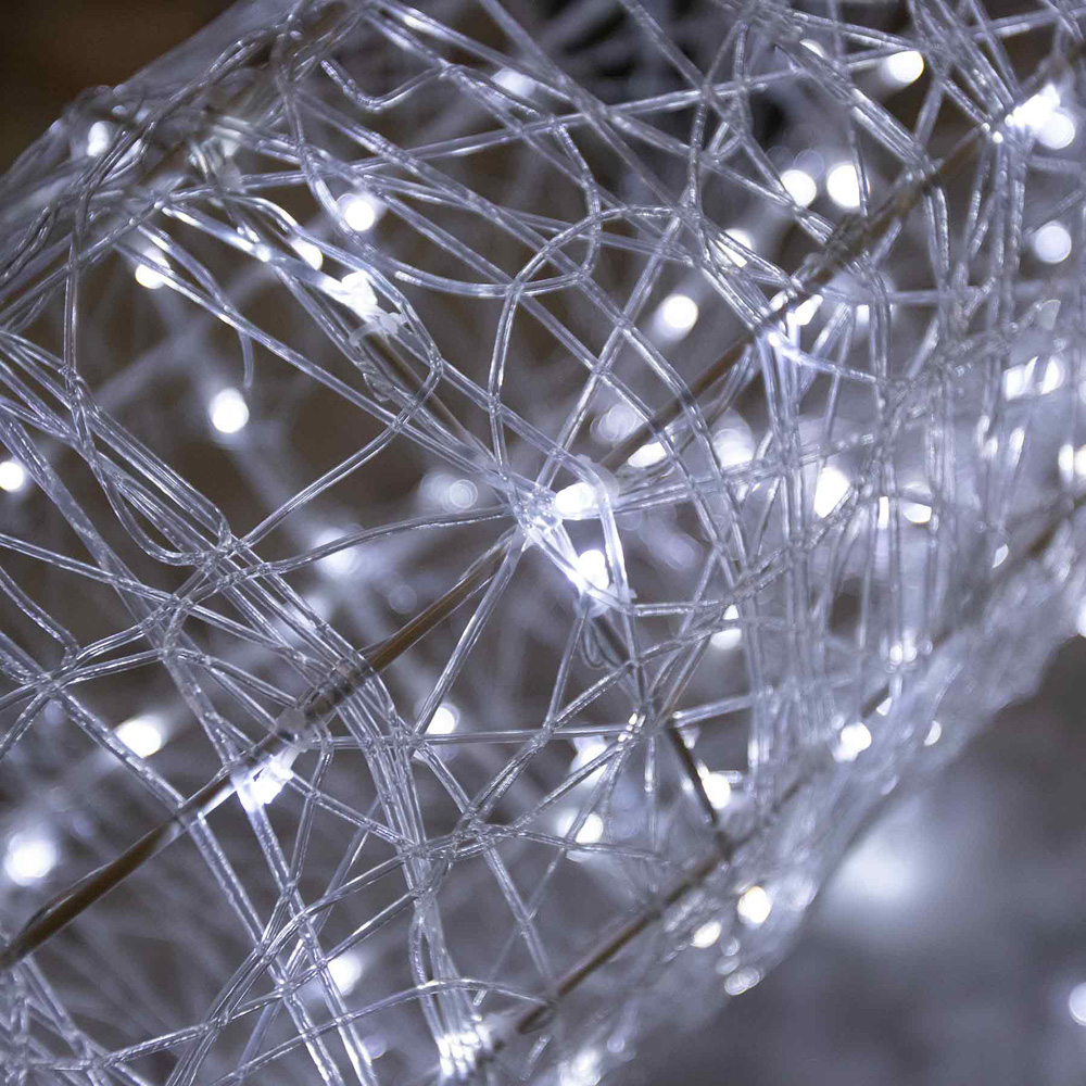 The Christmas Centre 330 LED Pre-Lit Soft Acrylic Light-Up Flying Stag Reindeer 5ft Image 4