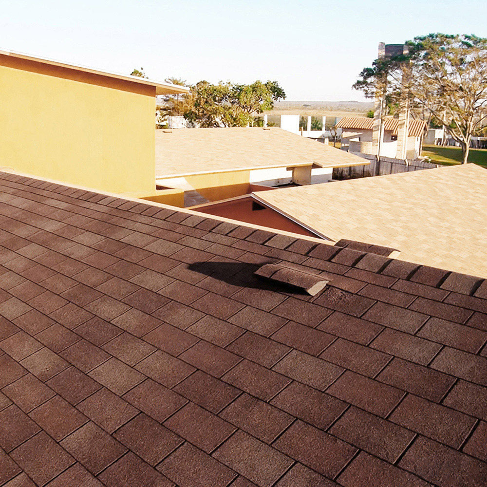 Living and Home 18 Piece Brown Forest 3‑Tab Asphalt Shingles Bitumen Roofing 335 x 990mm Image 2
