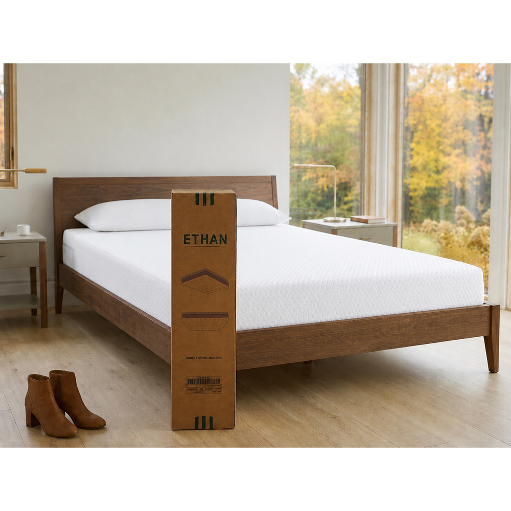 Bedmaster Noah Double Low Profile Rolled Memory Foam Spring Mattress Image 3