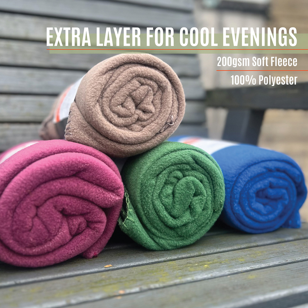Milestone Camping Stone Thermal Fleece Blanket Image 7