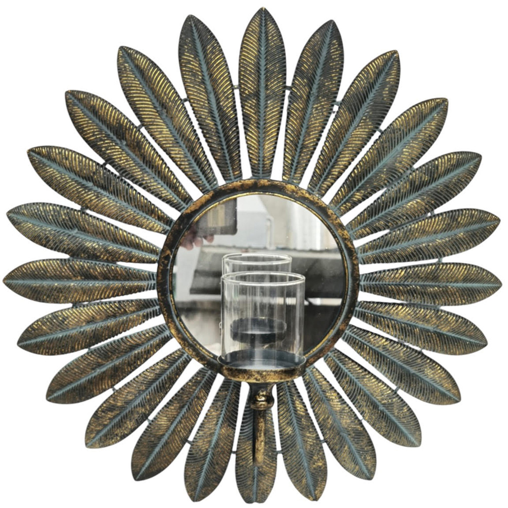 Acacia Home Wall Mirror 47cm Image 1