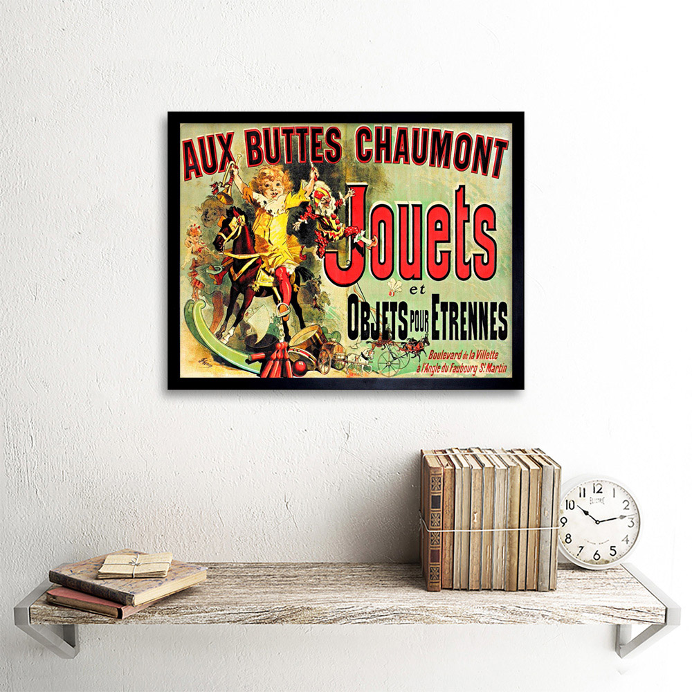 Artery8 Aux Buttes Chaumont Jouets Monica's Apartment Friends Framed Wall Art Print 30 x 41cm Image 2