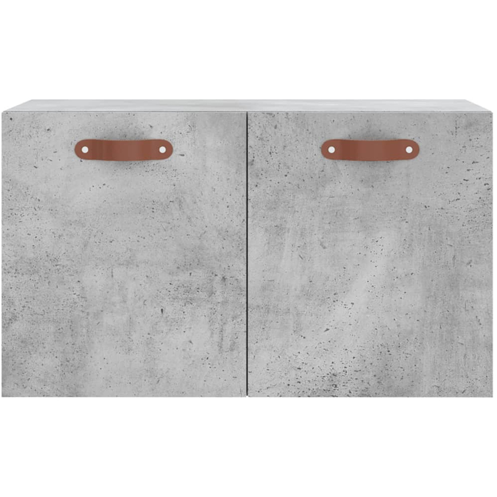 vidaXL 2 Door Concrete Grey Wall Cabinet Image 5