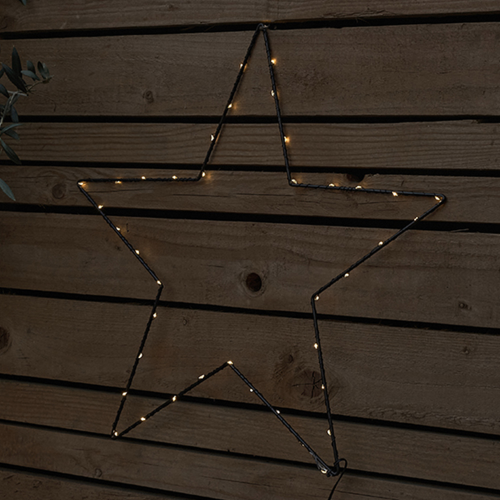 ValueLights Black Star Shape LED Garden Light Image 2