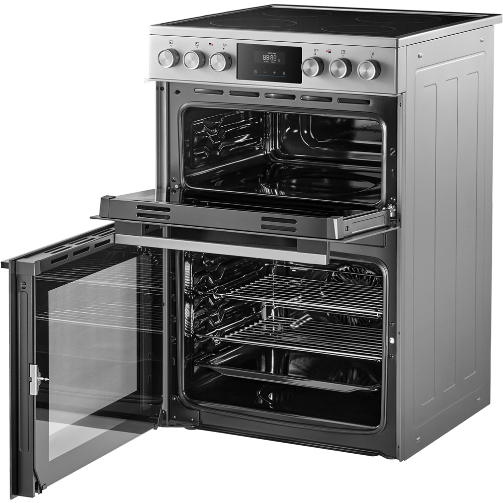Midea MFO24EME4R118-SS Stainless Steel 60cm Double Oven Freestanding Cooker with Ceramic Hob Image 4