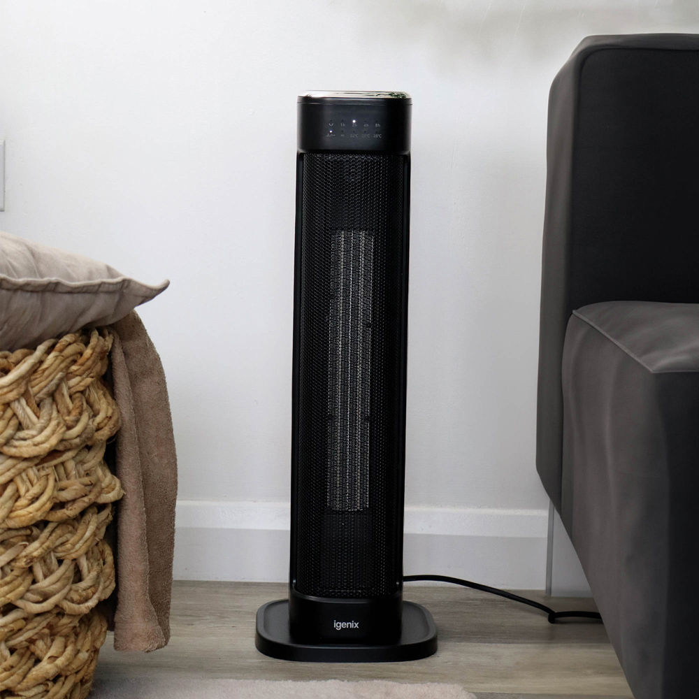 Igenix IGHT020DB Black PTC Tower Heater Image 2