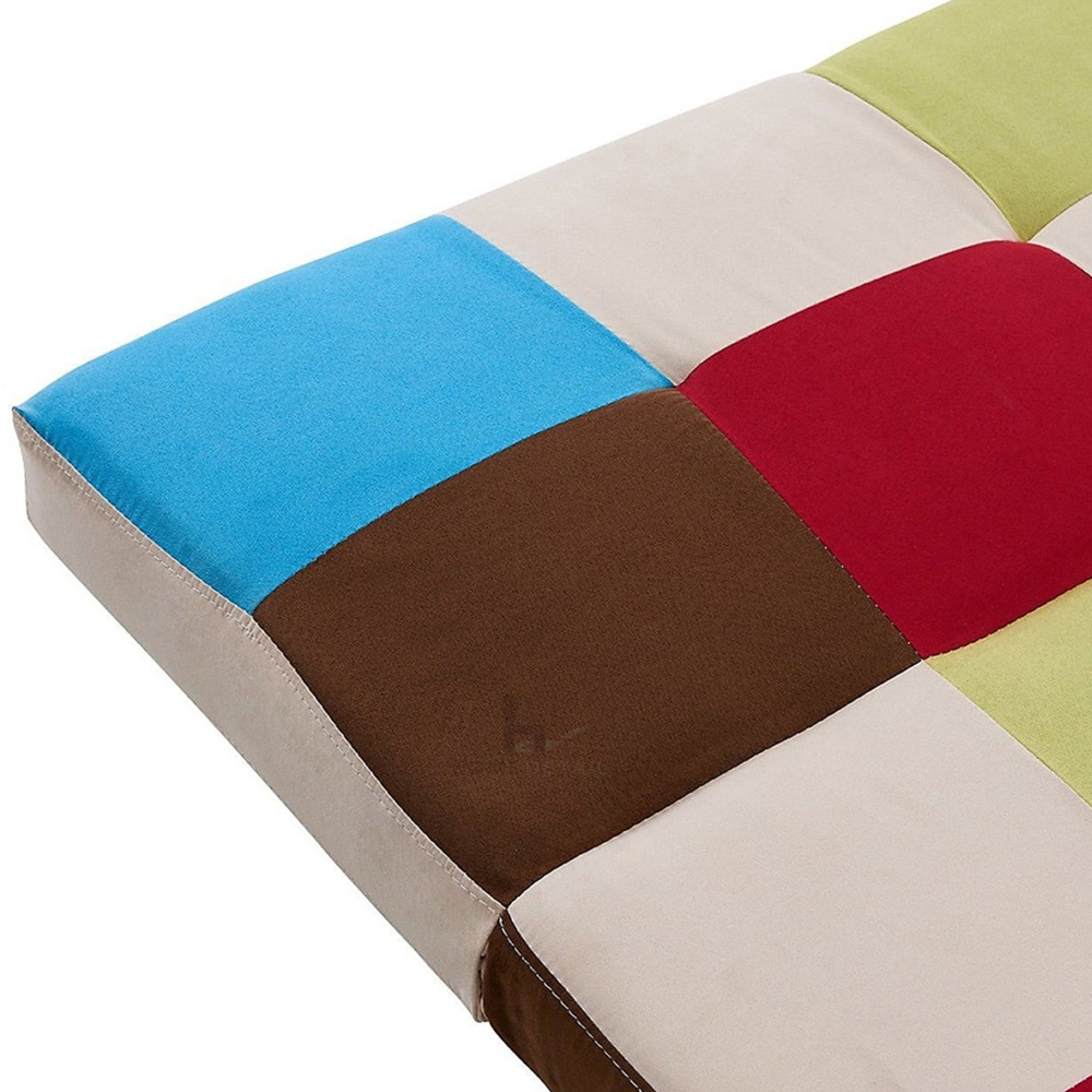 Home Detail Atlanta 2 Seater Multicolour Fabric Sofa Bed Image 3