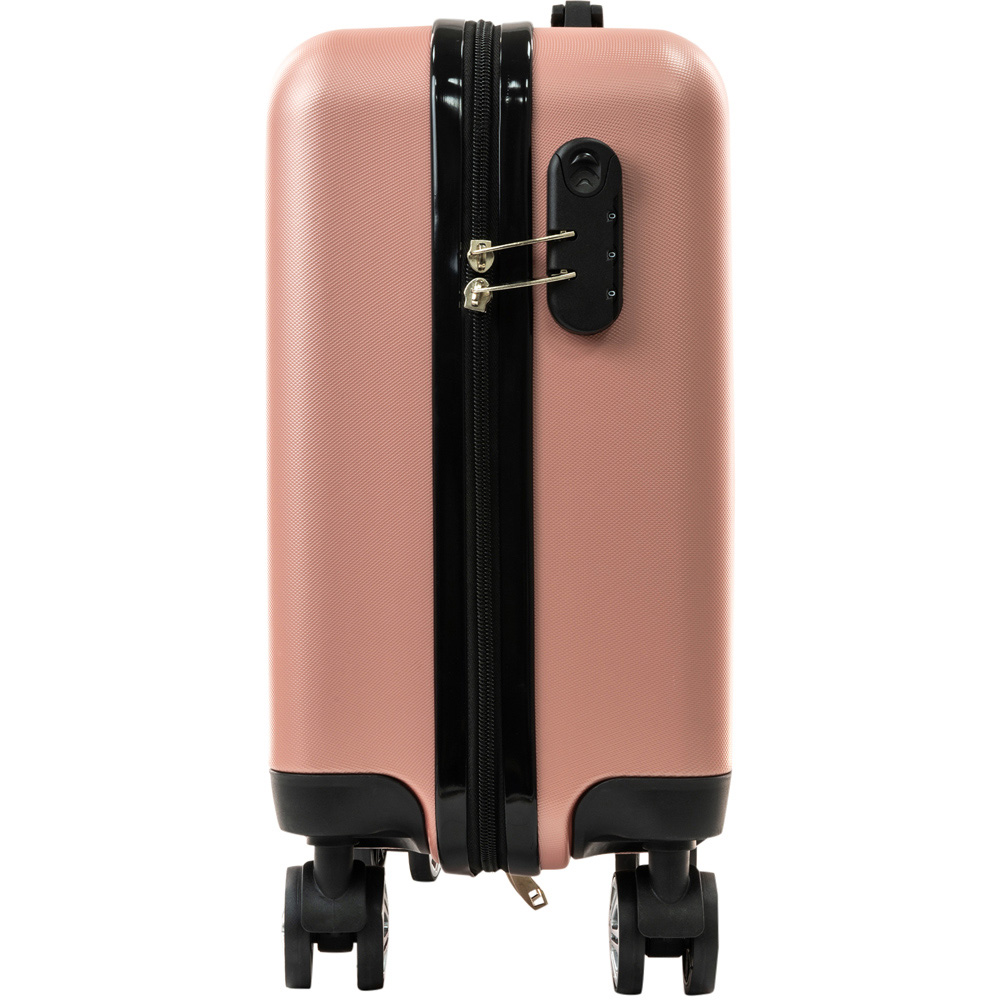 SA Products Rose Gold Carry On Cabin Suitcase 45cm Image 5